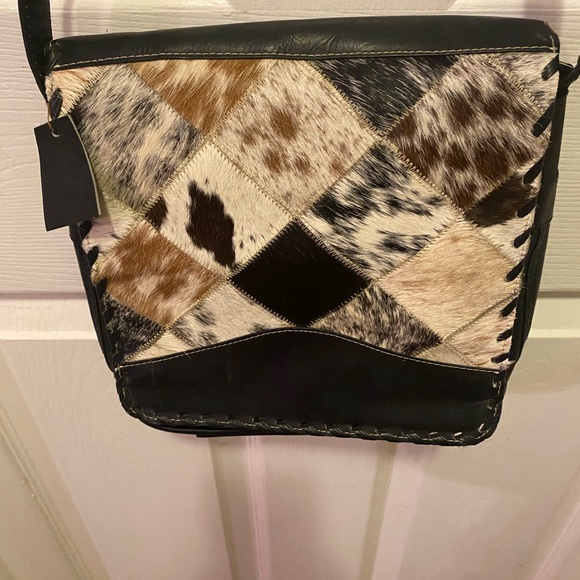 The Unbranded Brand Handbags - Patchwork Leather Crossbody Bag